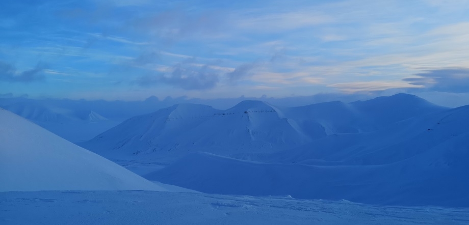 Blue Moment in Svalbard. Credit: Daina Kontrima/Baltic Travel Company
